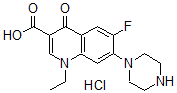盐酸诺氟沙星;烟酸诺氟沙星结构式_68077-27-0结构式