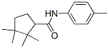 (9ci)-2,2,3,3-四甲基-n-(4-甲基苯基)-环戊烷羧酰胺结构式_681467-04-9结构式