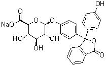 Phenolphthalein-β-d-glucuronide sodium salt Structure,6820-54-8Structure