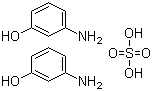 3-氨基苯酚硫酸盐结构式_68239-81-6结构式