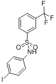 N-(3-三氟甲基苯基)磺酰基(4-碘)苯胺结构式_682786-18-1结构式