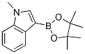 1-甲基-3-(4,4,5,5-四甲基-1,3,2-二噁硼烷-2-基)-1H-吲哚结构式_683229-61-0结构式