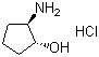 反式-(-)-2-氨基环戊醇盐酸盐结构式_68327-11-7结构式
