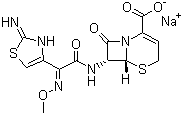 头孢唑肟钠结构式_68401-82-1结构式