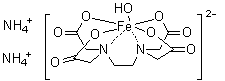 乙二胺四乙酸铁铵结构式_68413-60-5结构式