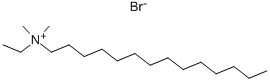 十四烷基二甲基乙基溴化铵结构式_68527-84-4结构式