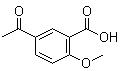 5-乙酰基-2-甲氧基苯甲酸结构式_68535-61-5结构式
