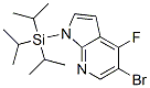 5-溴-4-氟-1-[三(1-甲基乙基)甲硅烷基]-1H-吡咯并[2,3-b]吡啶结构式_685513-91-1结构式