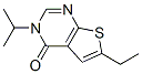 (9CI)-6-乙基-3-(1-甲基乙基)-噻吩并[2,3-d]嘧啶-4(3H)-酮结构式_686334-21-4结构式