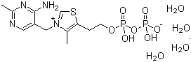 四水合辅羧酶结构式_68684-55-9结构式