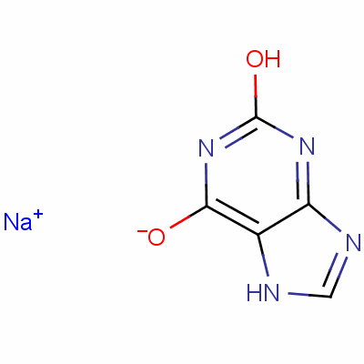 3,7-二氢-1H-嘌呤-2,6-二酮钠盐结构式_68738-87-4结构式
