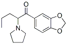 1-(1,3-苯并二氧杂环戊-5-基)-2-(1-吡咯烷基)-1-戊酮,结构式_687603-66-3结构式