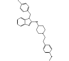 阿司咪唑结构式_68844-77-9结构式