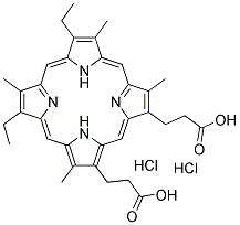 间卟啉盐酸盐结构式_68938-72-7结构式