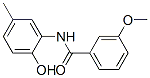 (9ci)-n-(2-羟基-5-甲基苯基)-3-甲氧基-苯甲酰胺结构式_690984-54-4结构式