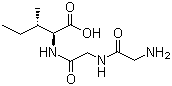 甘氨酰-甘氨酰-L-异亮氨酸结构式_69242-40-6结构式