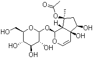 乙酰哈巴苷结构式_6926-14-3结构式