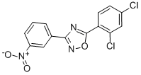 5-(2,4-二氯苯基)-3-(3-硝基苯基)-1,2,4-噁二唑结构式_694521-58-9结构式