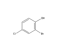 2-溴-4-氯苯酚结构式_695-96-5结构式