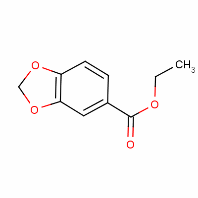 1,3-苯并二氧戊环-5-羧酸乙酯结构式_6951-08-2结构式