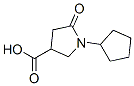 1-环戊基-5-氧代-3-吡咯烷羧酸结构式_696647-78-6结构式