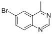 6-溴-4-甲基喹唑啉结构式_69674-27-7结构式