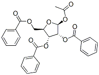 1-O-乙酰基-2,3,5-三-苯甲酰基-β-D-核糖结构式_6974-32-9结构式
