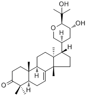 (13ALPHA,14BETA,17ALPHA,20S,23R,24S)-21,24-环氧-23,25-二羟基羊毛甾-7-烯-3-酮结构式_6985-35-9结构式