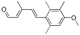 2E,4E)-5-(4-甲氧基-2,3,6-三甲基苯基)-3-甲基-2,4-戊二烯醛结构式_69877-38-9结构式
