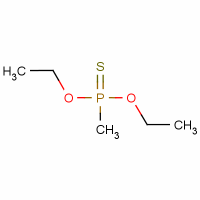 甲基硫代磷酸二乙酯结构式_6996-81-2结构式