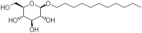 十一烷基-β-D-吡喃葡萄糖苷结构式_70005-86-6结构式