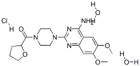 盐酸特拉唑嗪(二水合物)结构式_70024-40-7结构式