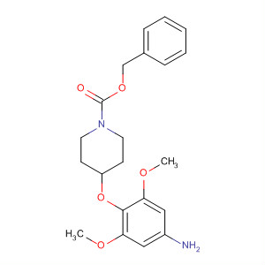 4-(4-氨基-2,6-二甲氧基-苯氧基)-哌啶-1-羧酸苄酯结构式_700804-15-5结构式