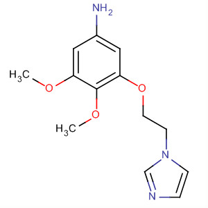3-(2-咪唑-1-基-乙氧基)-4,5-二甲氧基-苯胺结构式_700804-43-9结构式