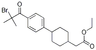4-[4-(2-溴-2-甲基-1-氧代丙基)苯基]-环己烷乙酸乙酯结构式_701232-18-0结构式