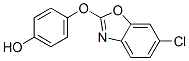 4-[(6-氯-1,3-苯并恶唑-2-基)氧基]苯酚结构式_70217-01-5结构式