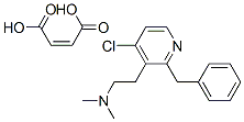 N,N-二甲基-γ-(4-氯苯基)-2-吡啶丙胺顺丁烯二酸盐结构式_7054-11-7结构式