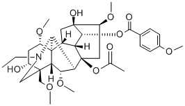 Yunaconitine Structure,70578-24-4Structure