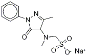 1-[(4,5-二氢-3-甲基-5-氧代-1-苯基-1H-吡唑-4-基)甲基氨基]甲烷磺酸钠结构式_705941-70-4结构式