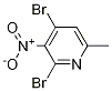 2,4-二溴-6-甲基-3-硝基吡啶结构式_706789-62-0结构式