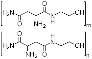 聚(2-羟乙基)-DL-天冬酰胺结构式_70679-99-1结构式