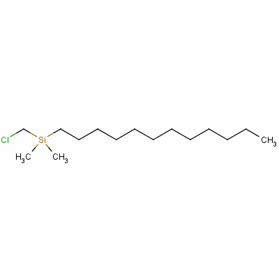 氯甲基十二烷基二甲基硅烷结构式_70851-47-7结构式
