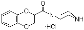 N-[(1,4-苯并二噁烷-2-基)羰基]哌嗪盐酸盐结构式_70918-74-0结构式