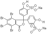 四溴磺酚钠结构式_71-67-0结构式