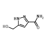 5-羟基甲基-1H-吡唑-3-羧胺结构式_71083-83-5结构式