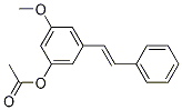 (E)-3-乙酰氧基-5-甲氧基二苯乙烯结构式_71144-78-0结构式