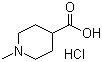 1-Methylpiperidine-4-carboxylic acid hydrochloride Structure,71235-92-2Structure