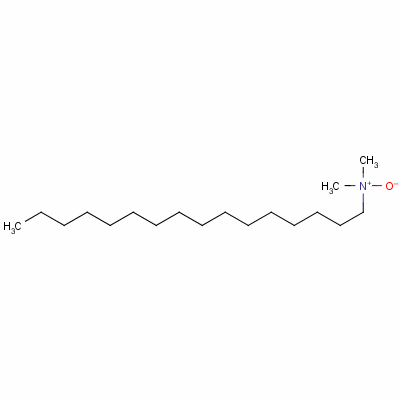 十六烷基二甲胺N-氧化物结构式_7128-91-8结构式