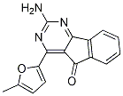 2-氨基-4-(5-甲基呋喃-2-基)-5H-茚并[1,2-d]嘧啶-5-酮结构式_713514-91-1结构式