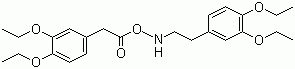 N-(3,4-二乙氧基苯乙基)-3,4-二乙氧基苯乙酰胺结构式_71457-14-2结构式